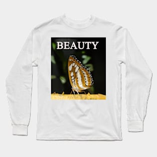 Beauty and butterfly Long Sleeve T-Shirt